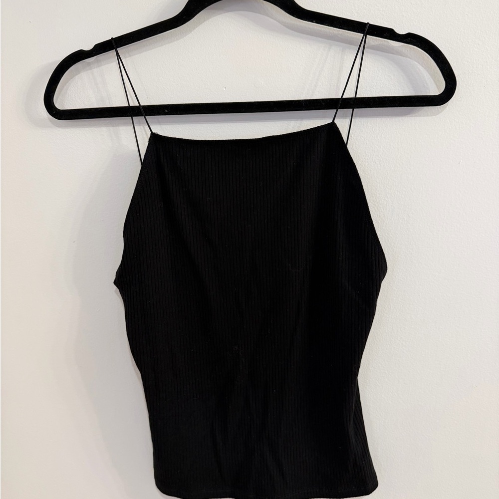 Reformation Black Camisole Top